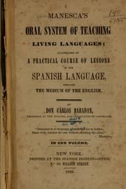 Tapa de Manesca's oral system of teaching living languages