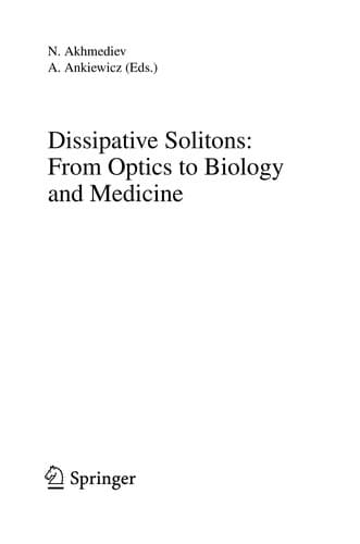 Tapa de Dissipative solitons
