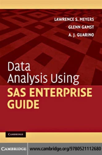 Tapa de Data analysis using SAS Enterprise Guide