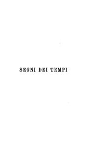 Tapa de Segni dei tempi