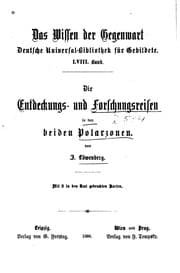 Tapa de Die Entdeckungs- und Forschungsreisen in den beiden Polarzonen