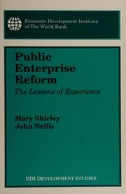 Tapa de Public enterprise reform