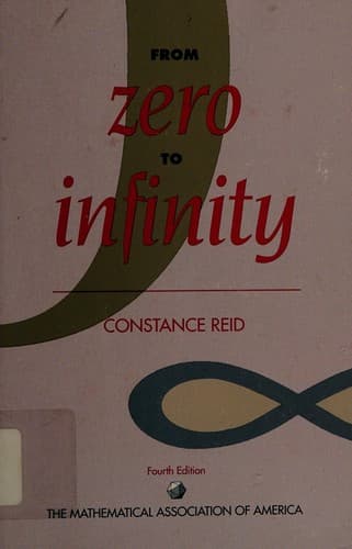Tapa de From zero to infinity