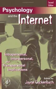 Tapa de Psychology and the internet