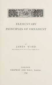 Tapa de Elementary principles of ornament
