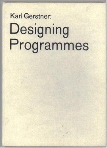 Tapa de Designing programmes