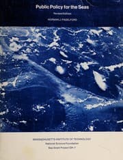 Tapa de Public policy for the seas
