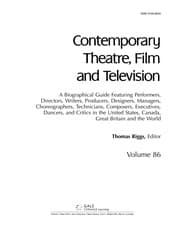 Tapa de Contemporary theatre, film and television