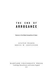 Tapa de The end of arrogance
