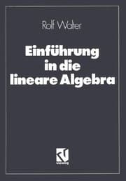 Tapa de Einführung in die lineare Algebra