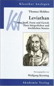 Tapa de Thomas Hobbes, Leviathan, oder, Stoff, Form und Gewalt eines bürgerlichen kirchlichen Staates