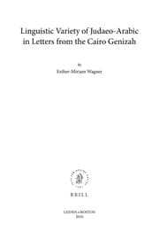 Tapa de Linguistic variety of Judaeo-Arabic in letters from the Cairo genizah