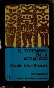 Tapa de El totemismo en la actualidad