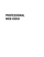 Tapa de Professional web video
