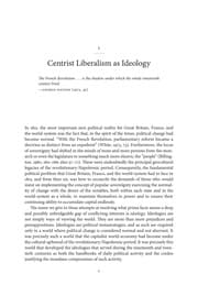 Tapa de Centrist liberalism triumphant, 1789/1914