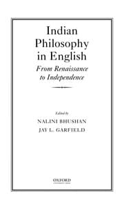 Tapa de Indian philosophy in English