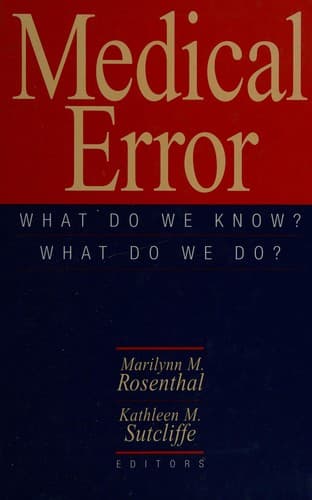 Tapa de Medical error