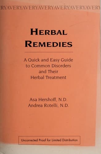 Tapa de Herbal remedies