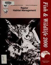 Tapa de Raptor habitat management on public lands