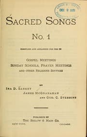 Tapa de Sacred songs no. 1