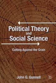 Tapa de Political theory and social science