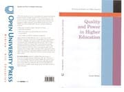 Tapa de Quality and power in higher education