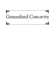 Tapa de Generalized concavity