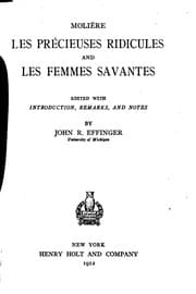 Tapa de Les précieuses ridicules: and Les femmes savantes