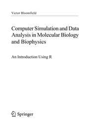 Tapa de Computer simulation and data analysis in molecular biology and biophysics
