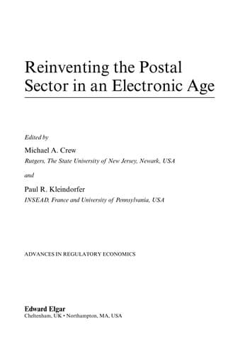 Tapa de Reinventing the postal sector in an electronic age
