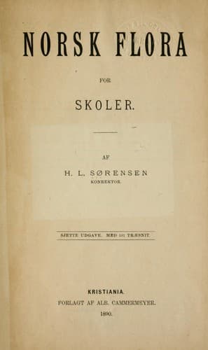 Tapa de Norsk flora for skoler