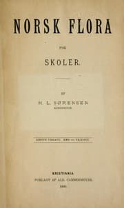 Tapa de Norsk flora for skoler