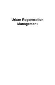 Tapa de Urban regeneration management