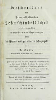 Tapa de Beschreibung der Feuer abhaltenden Lehmschindelda cher