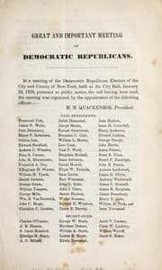 Tapa de Great and important meeting of Democratic Republicans
