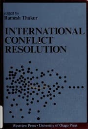 Tapa de International conflict resolution