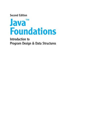 Tapa de Java foundations