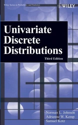 Tapa de Univariate discrete distributions