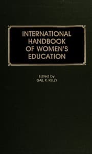Tapa de International handbook of women's education