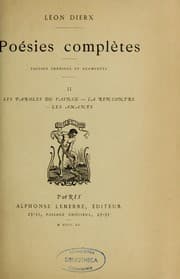 Tapa de Poésies complètes