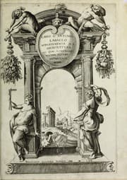 Tapa de Libro d'Antonio Labacco appartenente a l'architettvra nel qval si figvrano alcvne notabili antiqvita di Roma