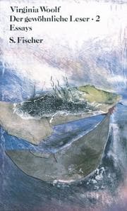 Tapa de Der gewöhnliche Leser, 5 Bde., Bd.2, Essays
