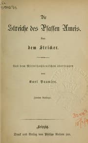Tapa de Die Streiche des Pfaffen Ameis