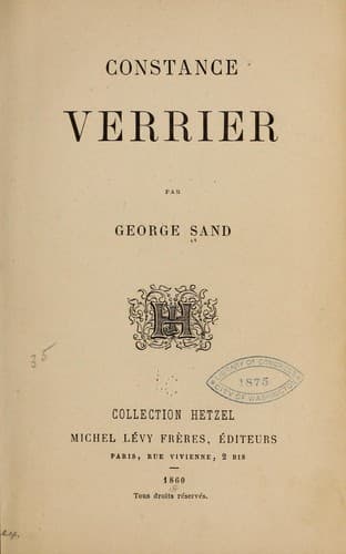 Tapa de Constance Verrier
