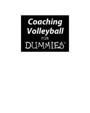 Tapa de Coaching volleyball for dummies