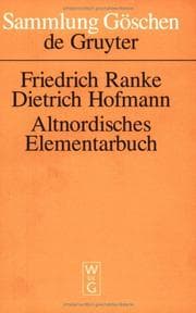 Tapa de Altnordisches Elementarbuch