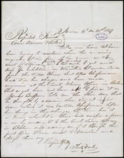Tapa de [Letter to] Respected Friend, Ann[e] Warren Weston