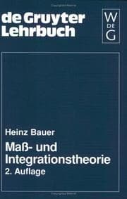 Tapa de Mab- Und Integrations Theorie (De Gruyter Lehrbuch)