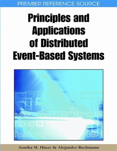 Tapa de Principles and applications of distributed event-based systems