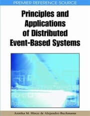 Tapa de Principles and applications of distributed event-based systems